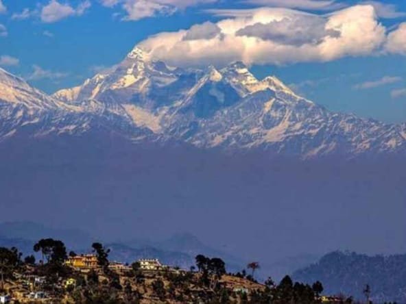 mountain landscape of kasar devi