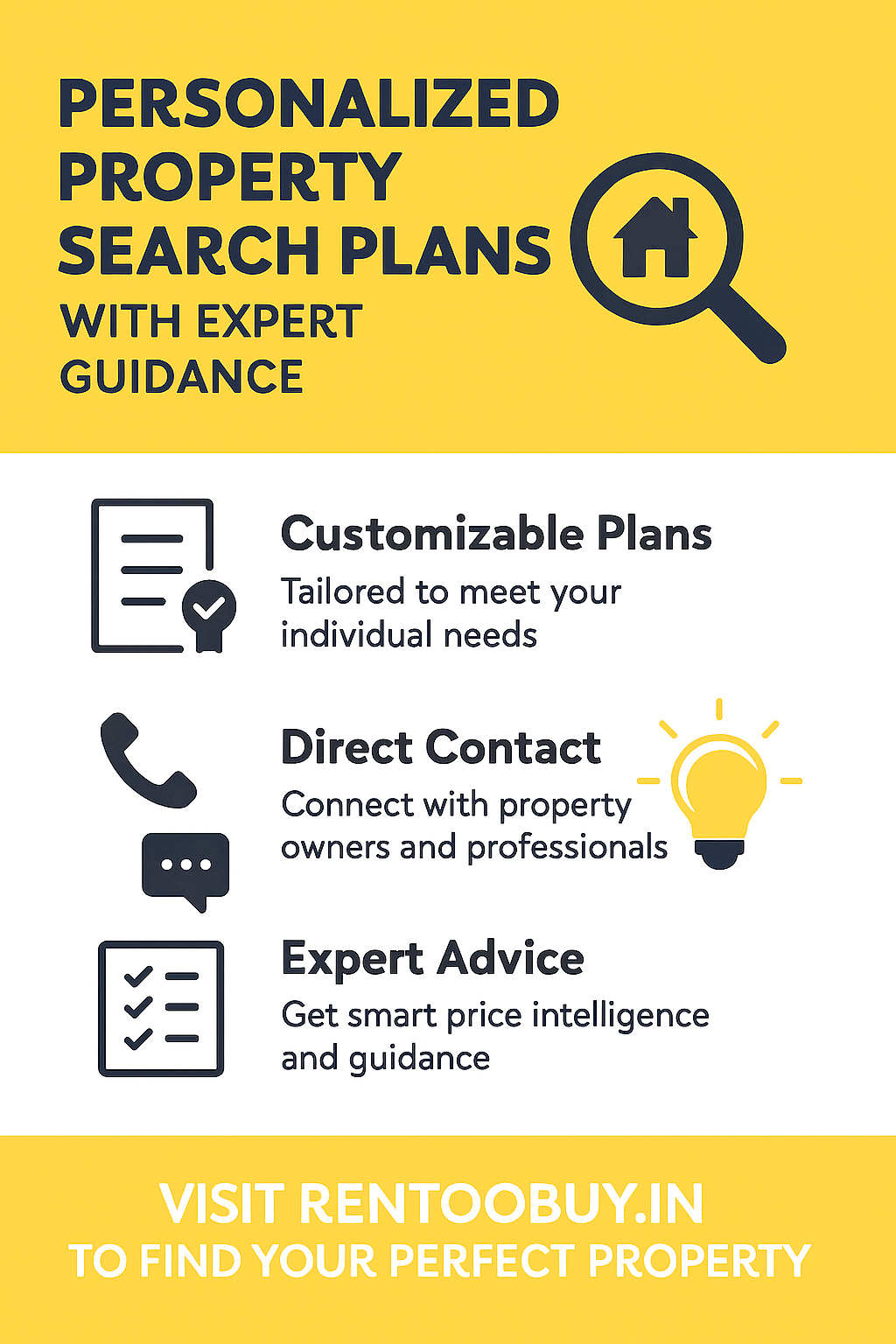 DIY and custom plan for property search