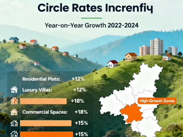 increase in circle rates in Nainital district