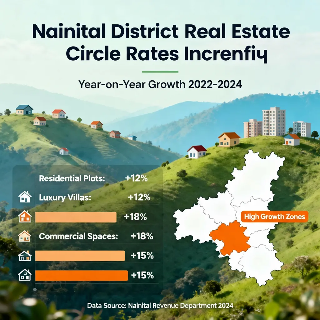 increase in circle rates in Nainital district